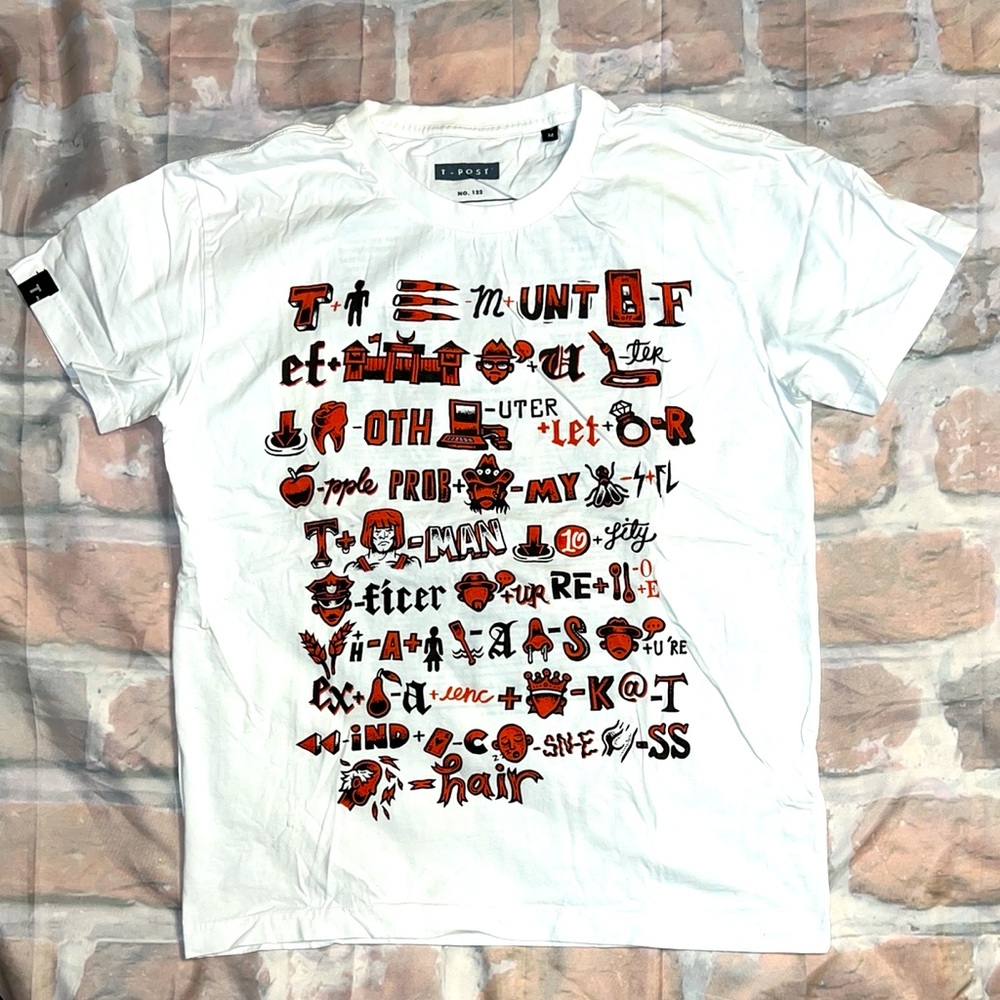 NWOT T Post No. 122 T Shirt Easy Come Easy Go